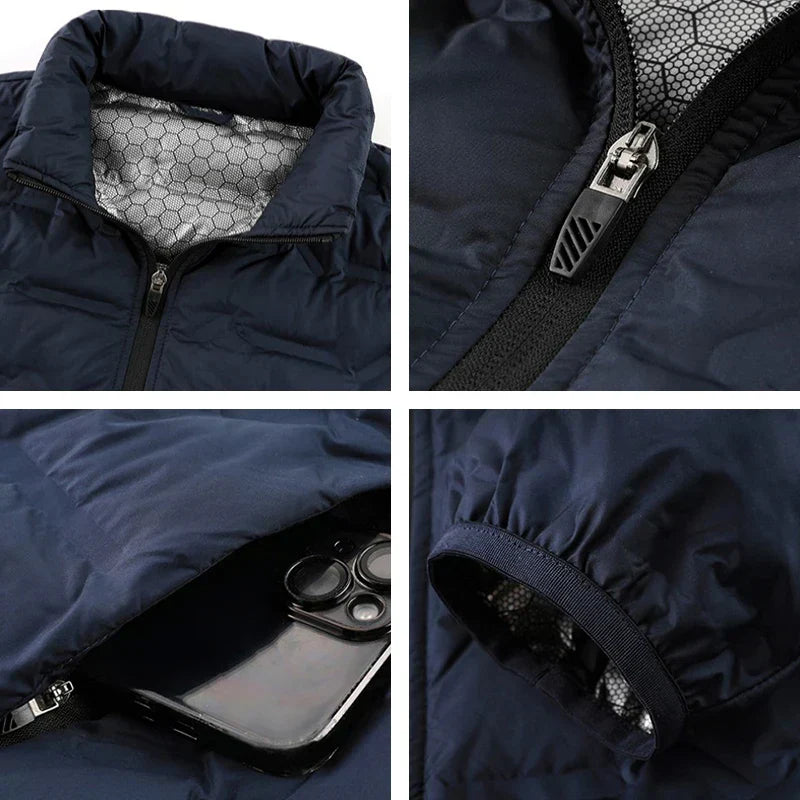 Veste doudoune prête par temps pour homme